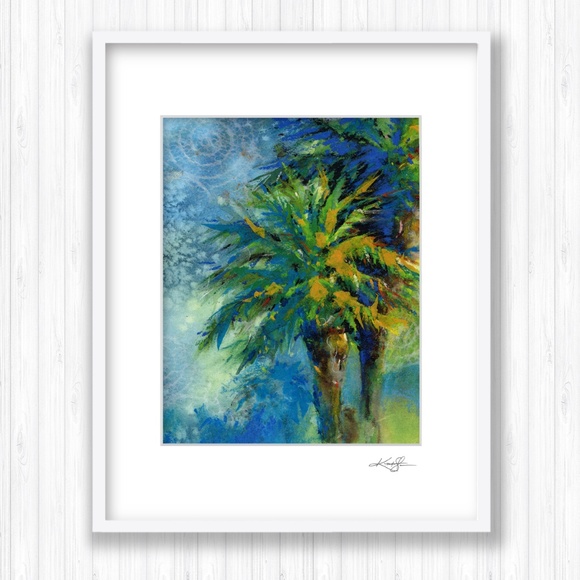 Palm Tree Art print from original painting - Picture 5 of 5